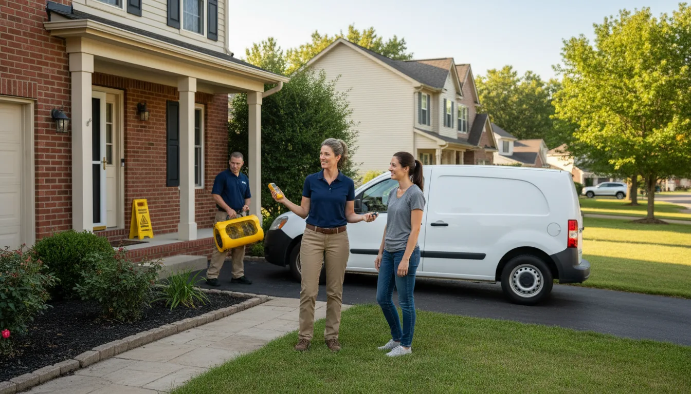 Residential water damage restoration in Wells, NV